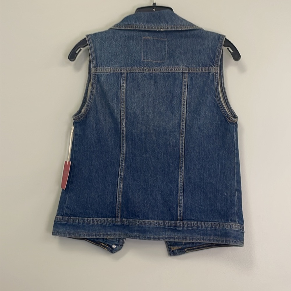 Mossimo Supply Co for Target Jean button up vest women’s size small NWT - Picture 7 of 9